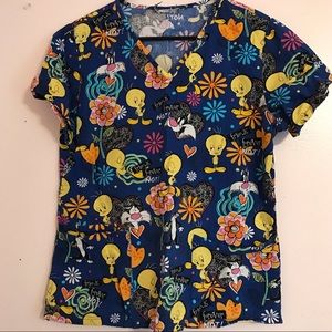 LOONEY TUNES SCRUB TOP